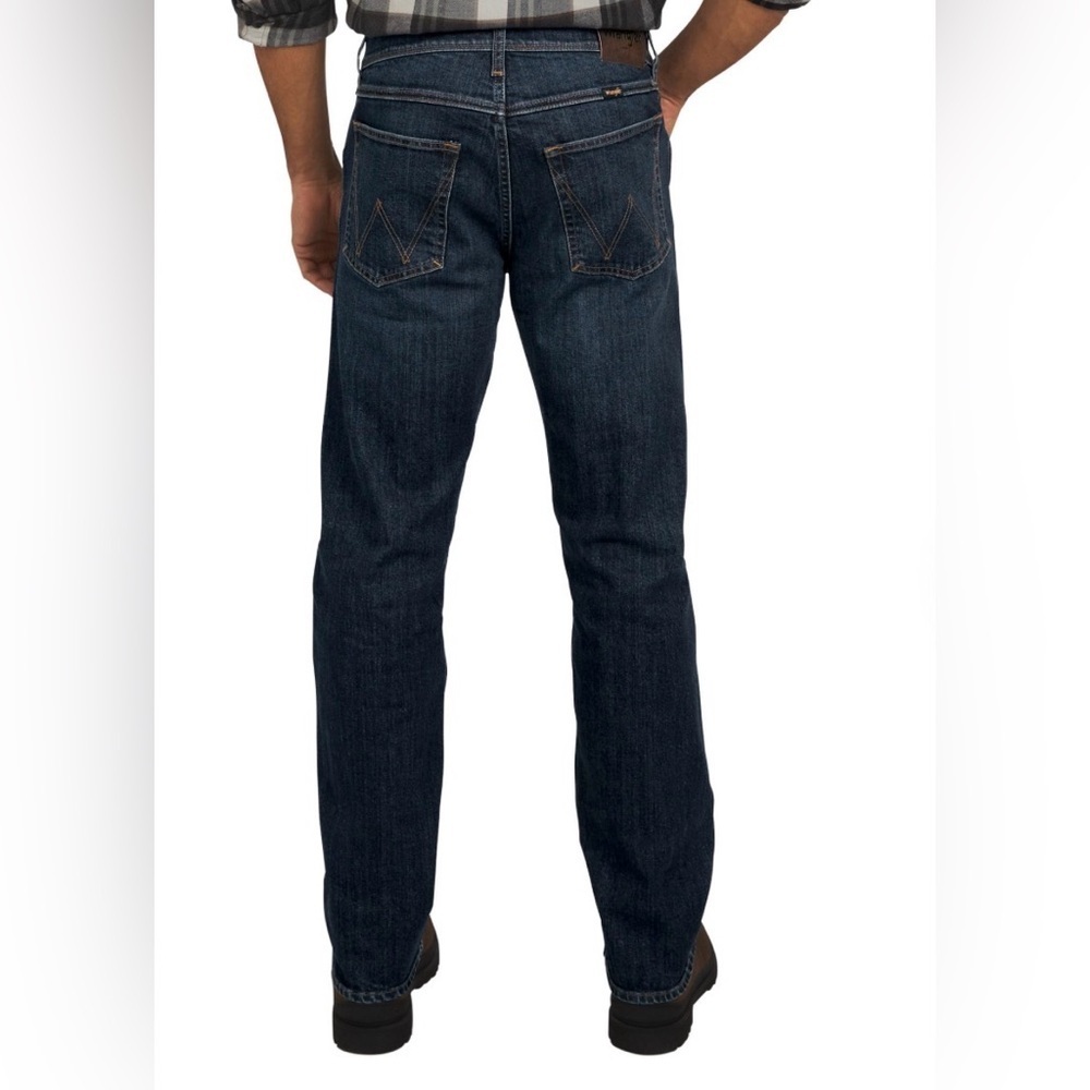 Wrangler regular fit Men's Blue Jeans - Picture 5 of 5